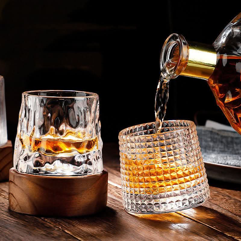Skanto | Spinning Japanese Edo Whiskey Glass Set