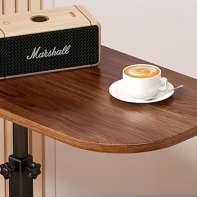 Skanto | Adjustable Side Table – Wood & Metal for Sofa or Bed