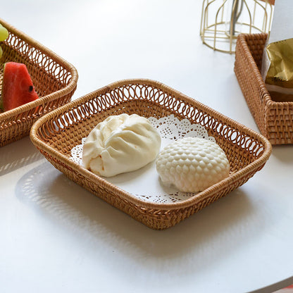 Handmade square basket Acalora