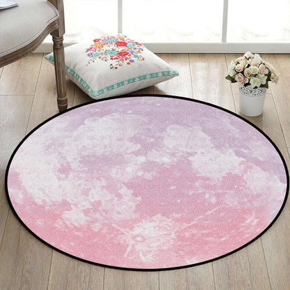 BowLift | Realistic Multicolor Cosmos Print Rug Polyester Modern Carpet Pet Friendly Non-Slip Machine Washable Rug for Children's Room