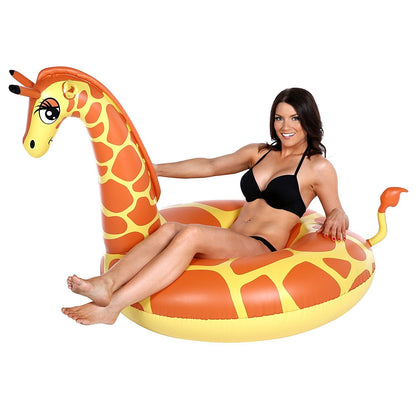 Unisex Inflatable Giraffe Pool Float Karnz