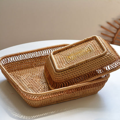 Handmade square basket Acalora