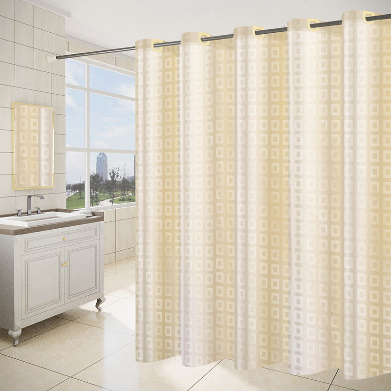 Modern Geometric Shower Curtain