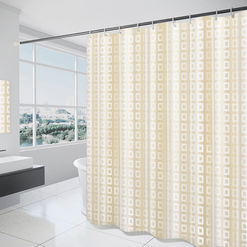 Modern Geometric Shower Curtain
