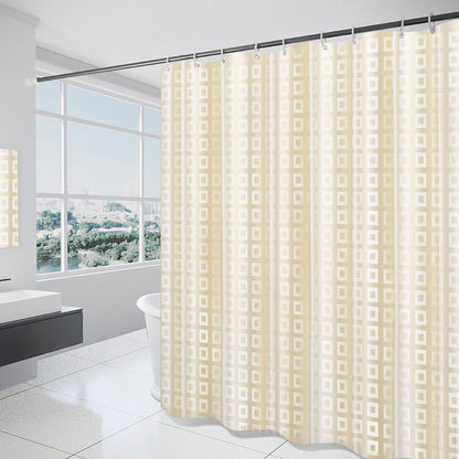 Modern Geometric Shower Curtain