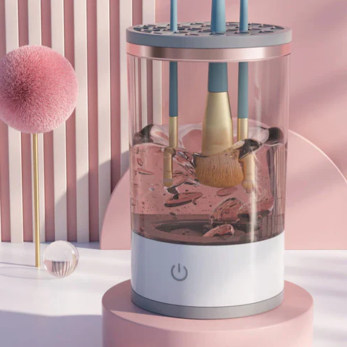BowLift | 3-in-1 Cosmetic Brush Cleaner Machine - Electric Makeup Brush Cleaner Device
