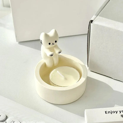 Skanto | Cute Cat Candle Holders