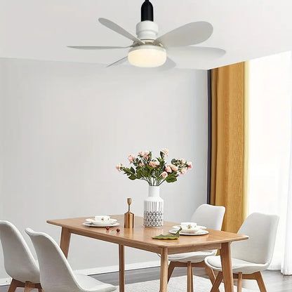 Skanto | 2-in-1 PORTABLE CEILING FAN & LIGHT with Remote Control