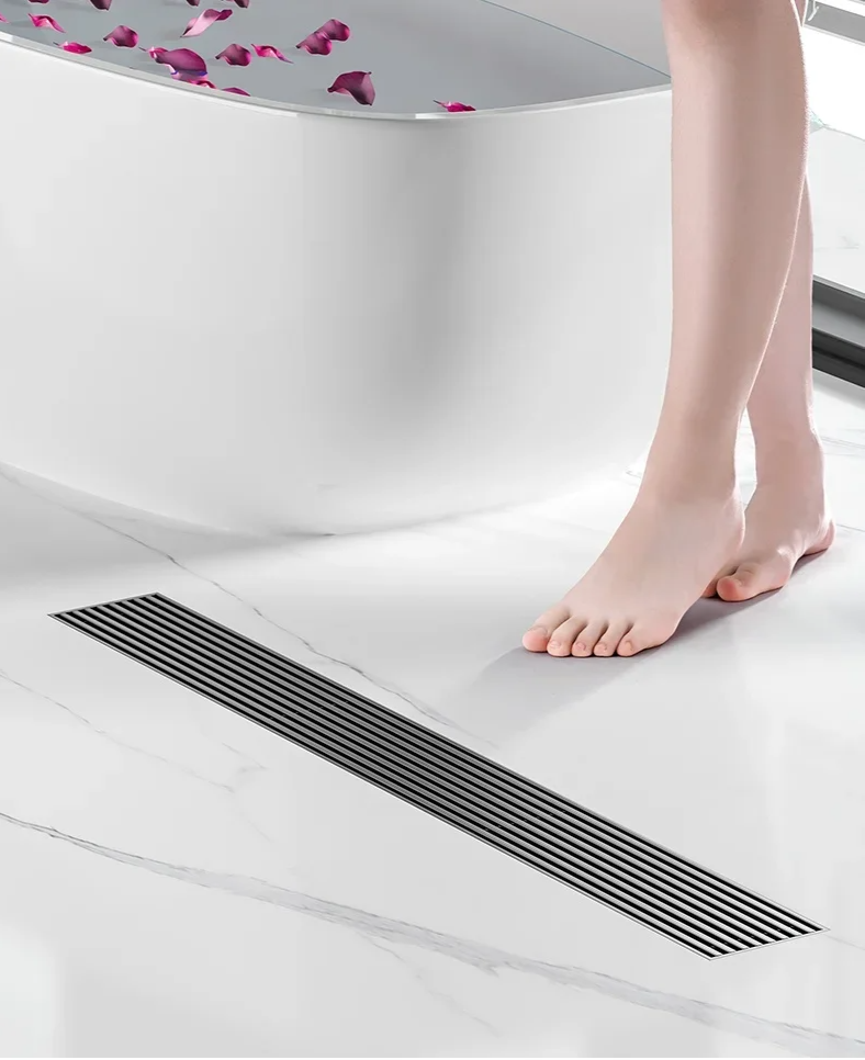 AquaShield Square Stainless Steel Floor Drain Bowlift