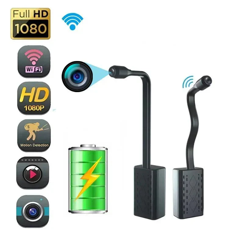 Skanto | Hidden Spy Camera with 360° Foldable Lens - Wireless Mini Camera