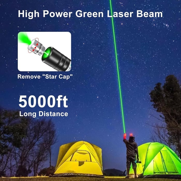 BowLift | Red and green single-point laser light
