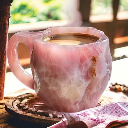 BowLift | Handmade Coffee Mugs made of Mineral Crystal, Insulated, Microwave Safe, 350-450 ml