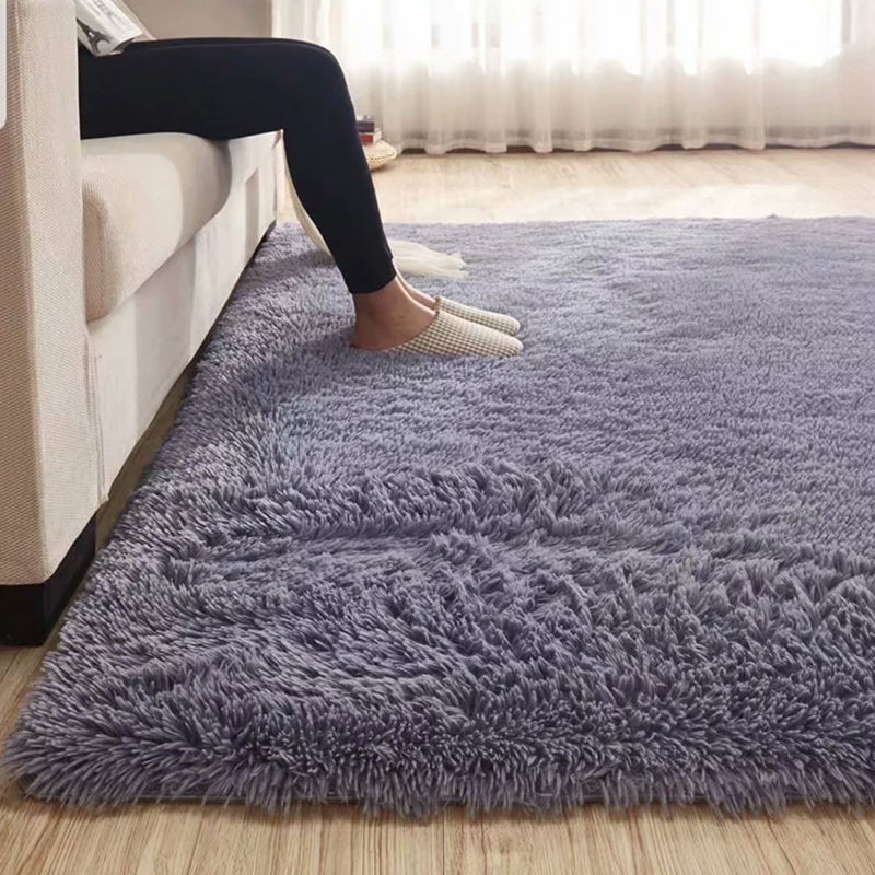 Skanto | Cozy Solid Color Rug Multicolor Loose Rug Synthetic Washable Pet-Friendly Non-Slip Rug for Living Room