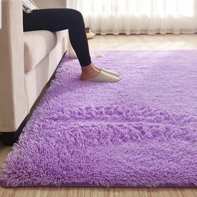 Skanto | Cozy Solid Color Rug Multicolor Loose Rug Synthetic Washable Pet-Friendly Non-Slip Rug for Living Room