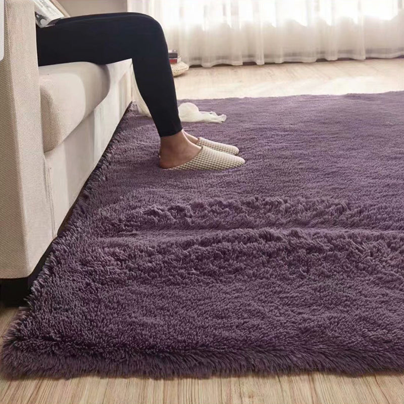 Skanto | Cozy Solid Color Rug Multicolor Loose Rug Synthetic Washable Pet-Friendly Non-Slip Rug for Living Room