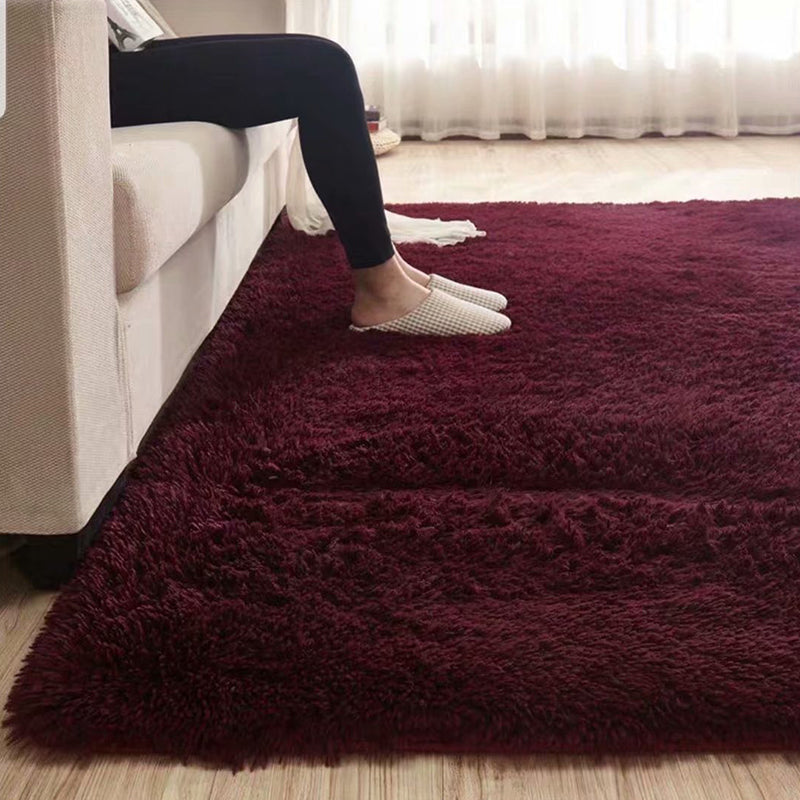 Skanto | Cozy Solid Color Rug Multicolor Loose Rug Synthetic Washable Pet-Friendly Non-Slip Rug for Living Room