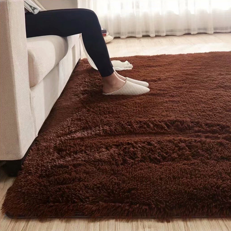 Skanto | Cozy Solid Color Rug Multicolor Loose Rug Synthetic Washable Pet-Friendly Non-Slip Rug for Living Room