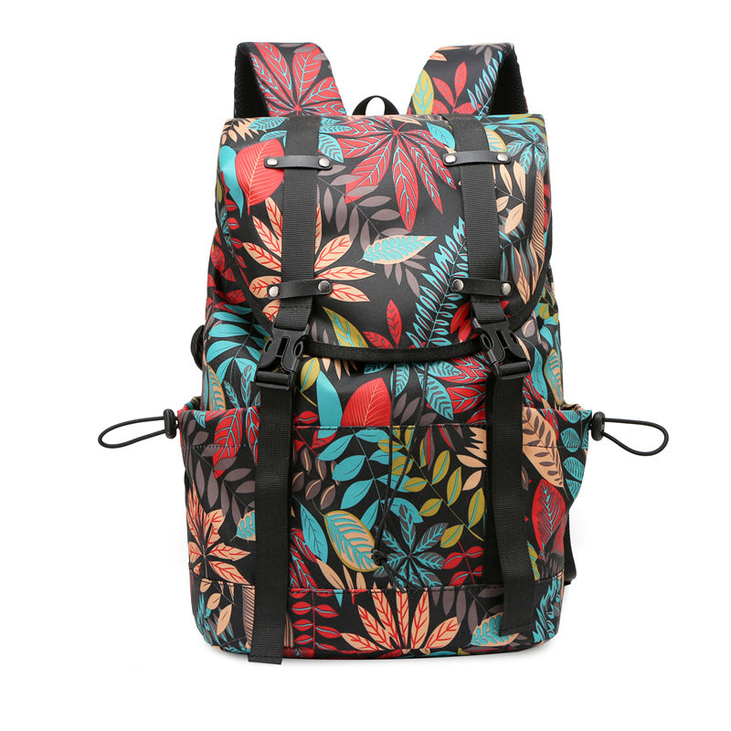 Outdoor Floral Print Backpack Acalora