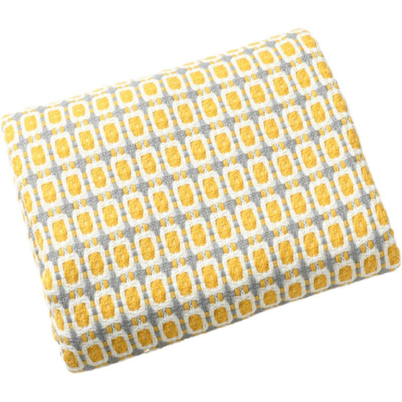 Unisex Houndstooth Pattern Cozy Throw Blanket