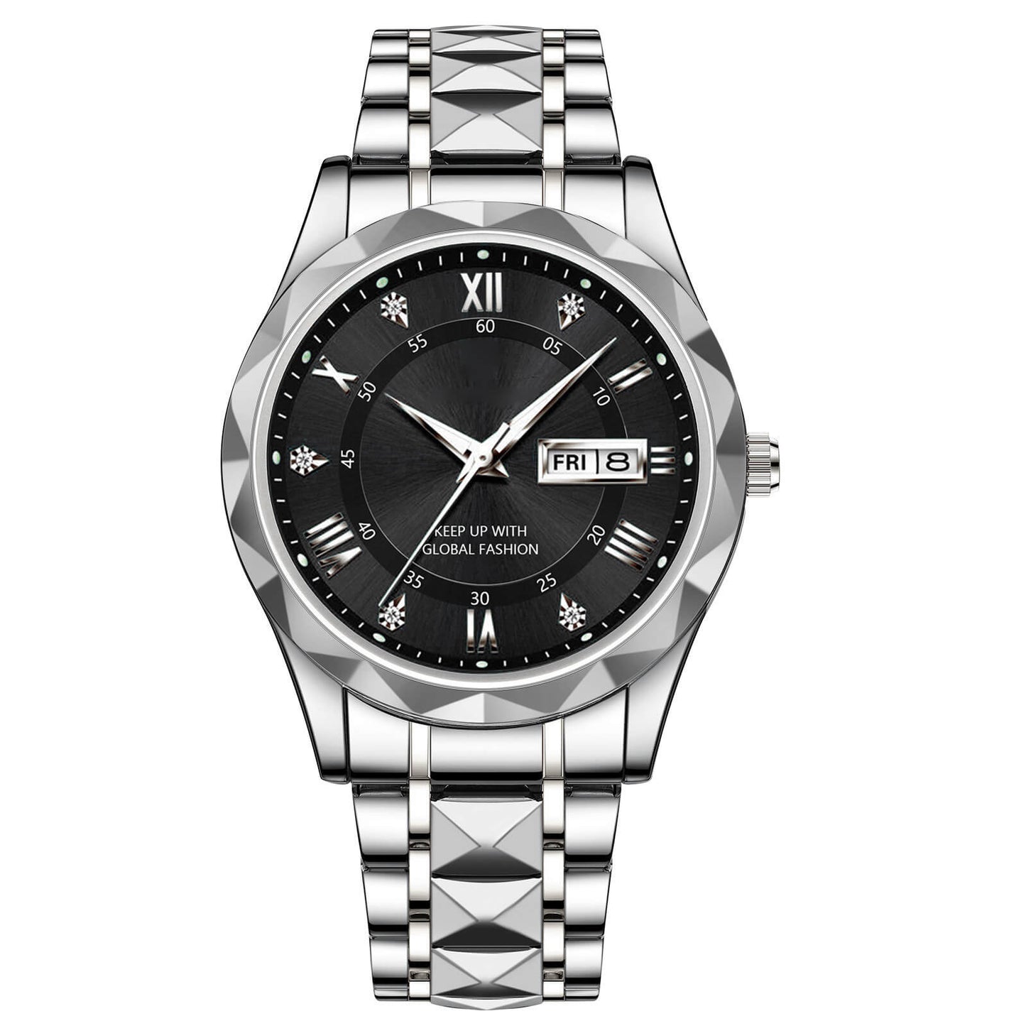 BowLift | Waterproof Luminous Stainless Steel Two-tone Quartz Men's Watch
