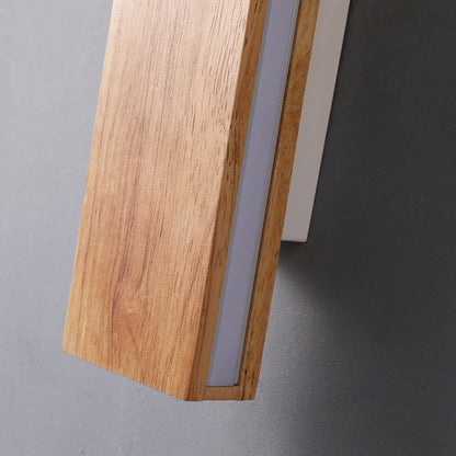 Skanto | OakBeam | Minimalist Solid Wood LED Wall Lamp