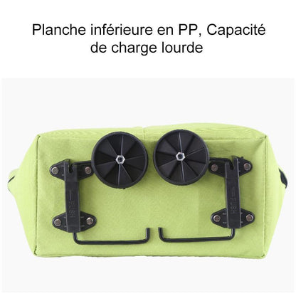 Foldable shopping bag with wheels | Karnz