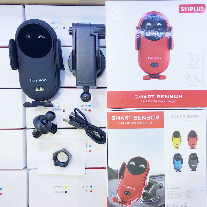 Smart Wireless Auto-Sensing Car Phone Holder Charger | Brehn