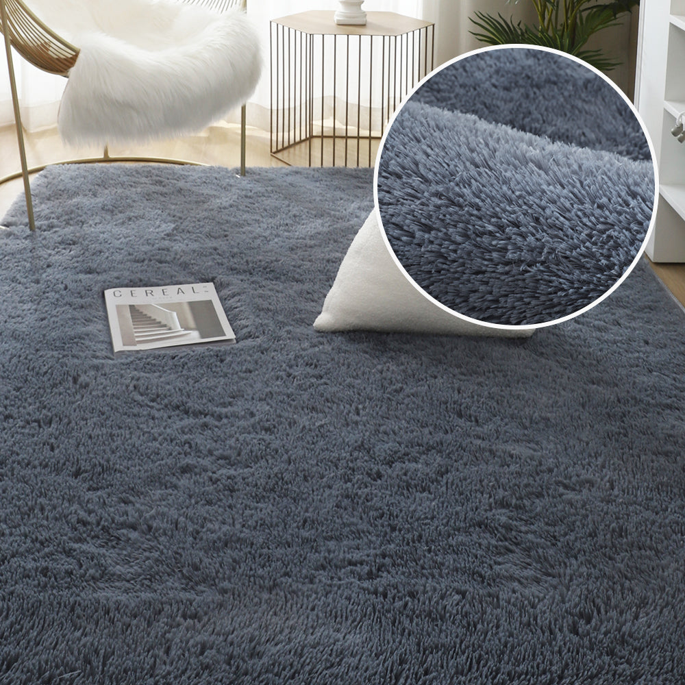 Skanto | Plush Gray Area Rug for Modern Home Decor
