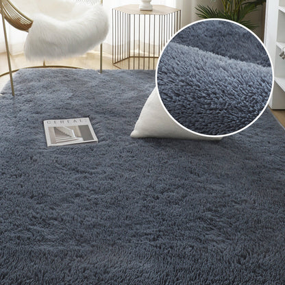 Skanto | Plush Gray Area Rug for Modern Home Decor