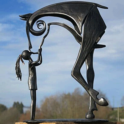 BowLift | Modern Metal Horse Statue
