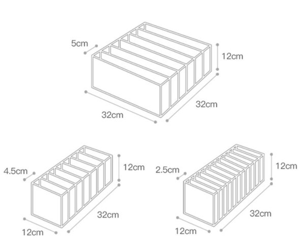 Storage box for underwear | Karnz