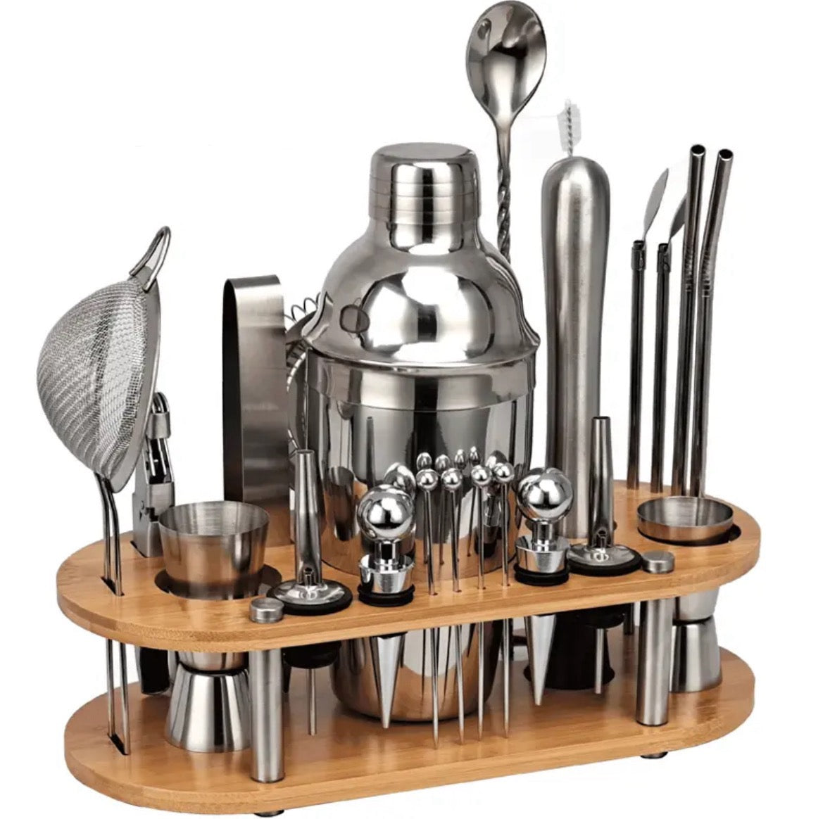 Skanto | 23-Piece Professional Bartender Set - ShakerPro