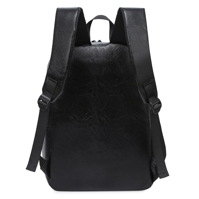 Eco-Friendly Textured Leather Laptop Backpack Acalora