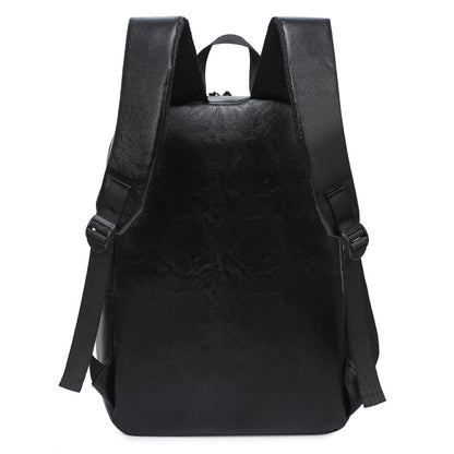 Eco-Friendly Textured Leather Laptop Backpack Acalora