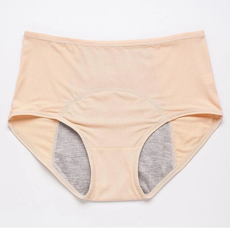 Leak-proof protective pants with a high waist
