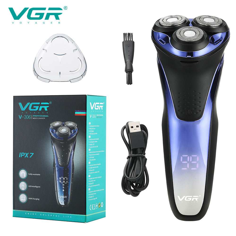 Skanto | Men's Waterproof Electric Shaver | 3D Flexible Heads, Fast Charging & Ideal for Daily Grooming