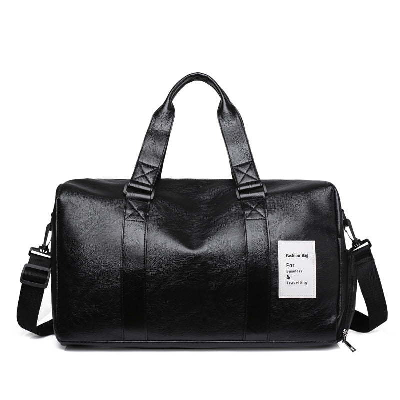 Stylish Faux Leather Travel Duffel Bag Acalora