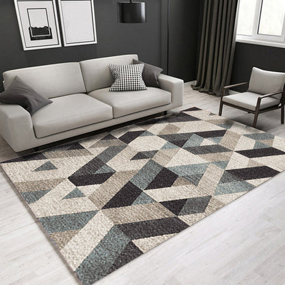 Glam Modern Rug Multicolored 3D Plant Pattern Rug Pet Friendly Non-Slip Machine Washable Rug for the Living Room | Bowlift