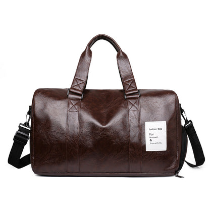 Stylish Faux Leather Travel Duffel Bag Acalora