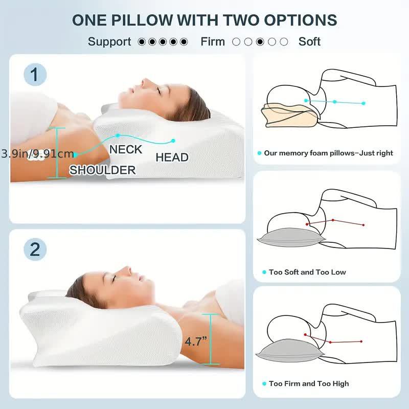 Skanto | Ergonomic Pillow for Relaxing Sleep
