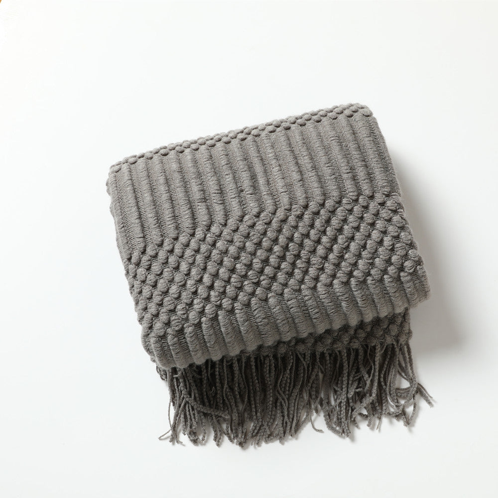 Women's Cozy Textured Throw Blanket