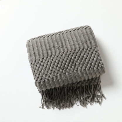 Women's Cozy Textured Throw Blanket