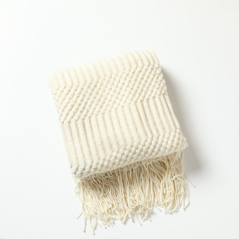 Women's Cozy Textured Throw Blanket