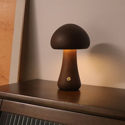 Skanto | Mushroom Table Lamp in Wood