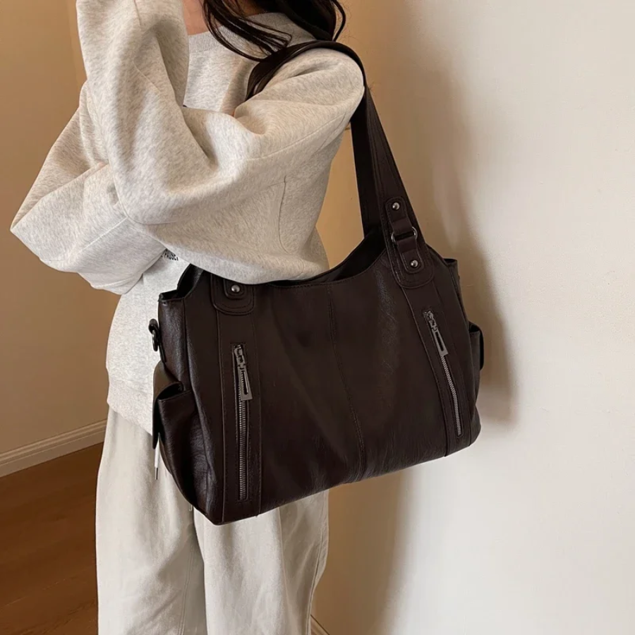 BowLift | Women’s Classic Multi-Compartment Shoulder Bag – Alma