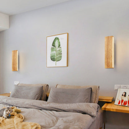 Skanto | OakBeam | Minimalist Solid Wood LED Wall Lamp