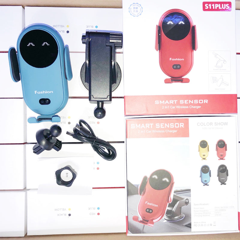 Smart Wireless Auto-Sensing Car Phone Holder Charger | Brehn
