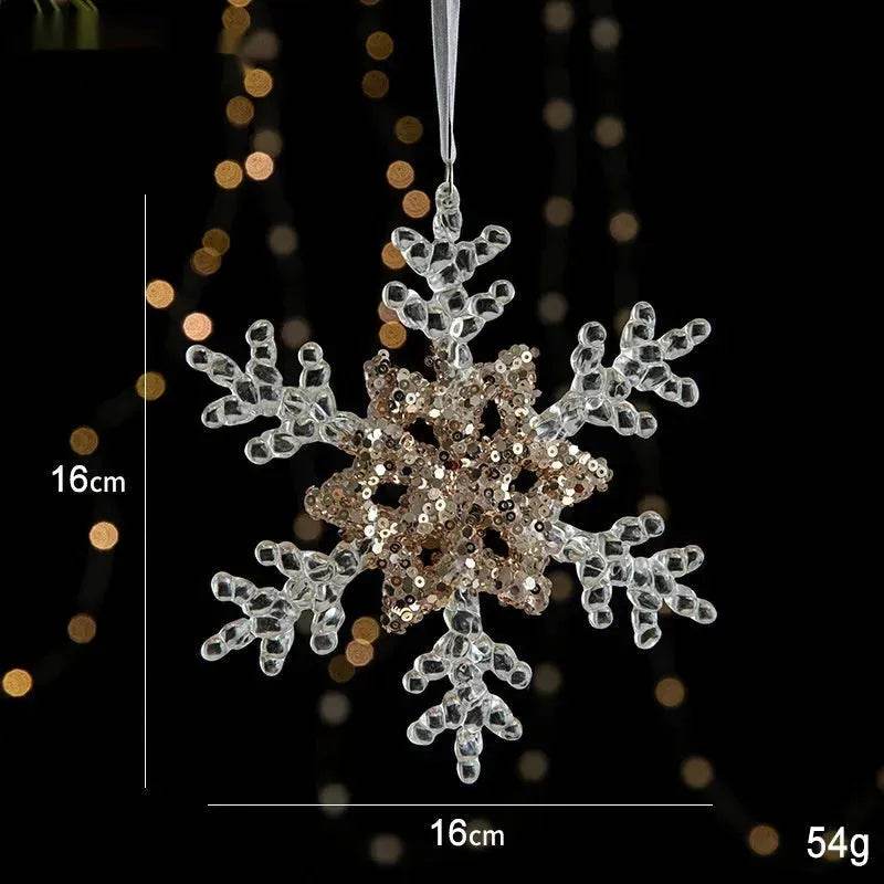 Skanto | Christmas Decorations Sequins Acrylic Transparent Pendant