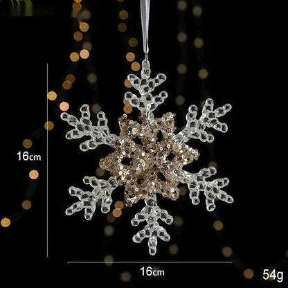 Skanto | Christmas Decorations Sequins Acrylic Transparent Pendant