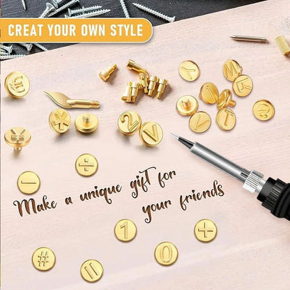 Skanto | 26 Letter Copper Mold — DIY Wood Burning/Crafting Set